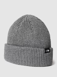 Beanie mit Label-Patch Modell 'FISHERMAN' von The North Face Grau - 47