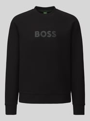 Sweatshirt mit tonalem Logo-Schriftzug Modell 'Salbo' von BOSS Green - 25