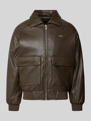Regular Fit Jacke in Leder-Optik Modell 'MORANO' von PEGADOR - 9