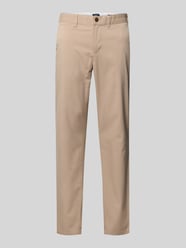 Slim fit stoffen broek met viscose van MCNEAL Beige - 18