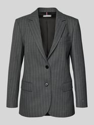 Relaxed fit korte blazer met viscose van Tommy Hilfiger - 8