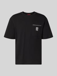 męski t-shirt o kroju regular fit z czystej bawełny model 'DARRO' od HUGO - 29