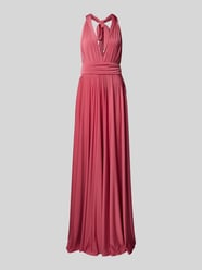 Abendkleid mit V-Ausschnitt und Taillenband von Rose Avenue - 14
