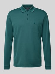 Poloshirt met korte knoopsluiting van RAGMAN Groen - 9