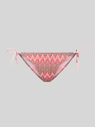 Bikinibroekje met zijdelingse rijgveter model 'ADA' van PIECES Fuchsia - 5