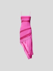 Maxikleid mit Zierbesatz von Kochè Pink - 4