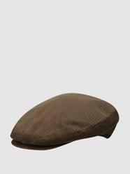 Platte pet van corduroy van Müller Headwear Groen - 41