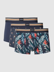 Boxershort met elastische band in een set van 3 stuks van Jockey Grijs / zwart - 5