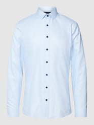 Business-Hemd mit Kentkragen von OLYMP No. Six Blau / Türkis - 28