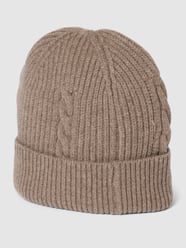 Beanie in gebreide look van s.Oliver RED LABEL Bruin - 9