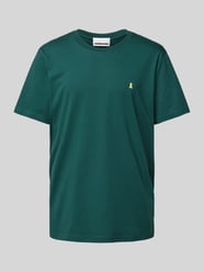 T-shirt z okrągłym dekoltem model ‘LAARON’ od Armedangels Zielony - 23