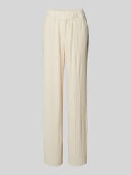 Stoffhose mit Plisseefalten Modell 'ELLIE' von Selected Femme Beige - 41