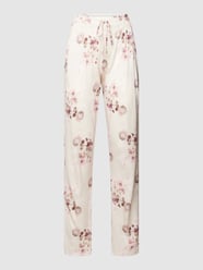 Pyjama-Hose mit Allover-Print von Hanro Rosa - 5