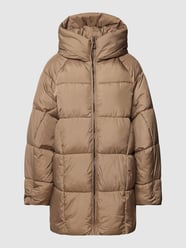 Oversized Steppmantel mit Kapuze Modell 'LASTA' von Only Braun - 16