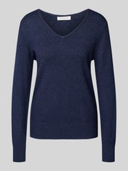 Regular fit shirt van lange mouwen van viscosemix in gebreide look van Christian Berg Woman - 46