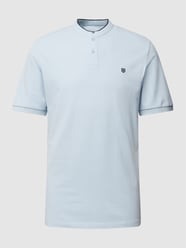 Koszulka polo ze stójką model ‘BLASAINZ’ od Jack & Jones Premium Niebieski - 25