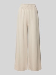 Wide leg stoffen broek met steekzakken, model 'Asaka' van mbyM Beige - 40