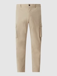Fashion fit cargobroek met stretch van Esprit Collection Wit - 25