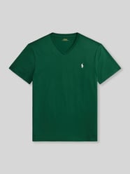 męski t-shirt o kroju regular fit z czystej bawełny od Polo Ralph Lauren - 6