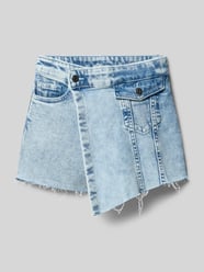 regular fit jeans-skort van katoenmix van s.Oliver RED LABEL - 5