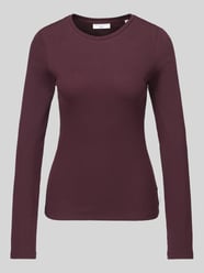 Slim Fit Langarmshirt aus Baumwoll-Mix von Marc O'Polo DENIM - 36
