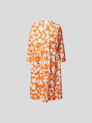 Blusenkleid mit Allover-Muster von Lu Li Lina Orange - 21