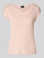 relaxed fit T-shirt van viscosemix van s.Oliver BLACK LABEL Fuchsia - 12
