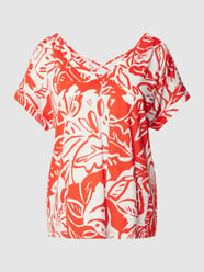 Blusenshirt mit Allover-Print von s.Oliver RED LABEL Orange - 36