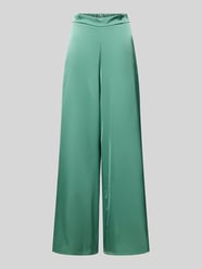 Wide leg broek met elastische band van V by Vera Mont Groen - 38