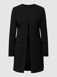 Longblazer mit Hakenverschluss und Pattentaschen von More & More Schwarz - 3