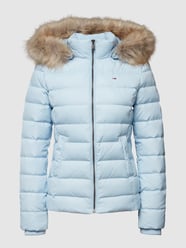 Steppjacke mit Brand-Stitching Modell 'BASIC HOODED DOWN JACKET' von Tommy Jeans Blau - 42