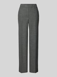 Wide leg stoffen broek met persplooien van Marc Cain - 41