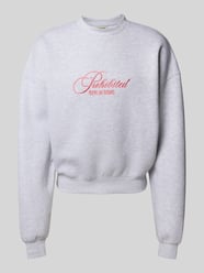 Oversized Sweatshirt mit Label-Stitching von PROHIBITED - 46