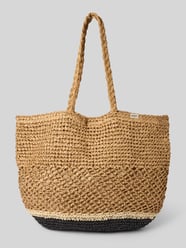 Torba shopper z detalem z logo model ‘Morum’ od Barts - 9