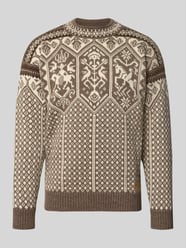 Strickpullover mit Stehkragen von Dale of Norway Beige - 47
