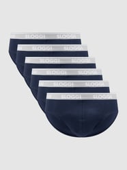 Slip met stretch in een set van 6 stuks  van Sloggi Blauw / turquoise - 20