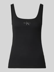 Slim fit top met logoprint model 'Scoop' van Calvin Klein Jeans - 26