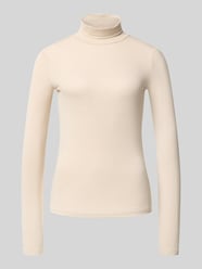 Slim fit turtleneck van viscosemix, model 'LAVA GLITTER' van Vero Moda - 9