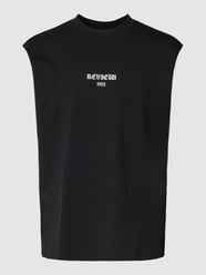 Tanktop mit Label-Print von REVIEW Schwarz - 7