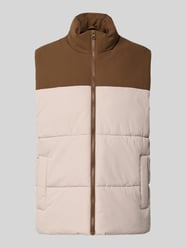 Weste mit Stehkragen Modell 'RAZE' von JACK & JONES Beige - 31
