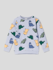 Sweatshirt mit Motiv-Print von Name It Blau - 46