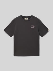 regular fit T-shirt met logoprint van Garcia - 21
