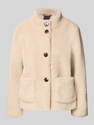 Regular Fit Jacke aus Teddyfell mit Stehkragen von Fuchs Schmitt - 25
