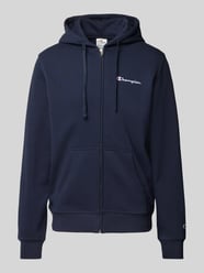 Sweatjacke mit Label-Stitching von CHAMPION Blau - 43