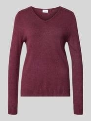 Bluzka z długim rękawem o kroju regular fit z mieszanki wiskozy model ‘Viril’ od VILA - 18