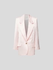 Seidenblazer mit Reverskragen von The Mannei Rosa - 35