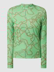 Shirt mit Kettenmuster  von Mango Grün - 47