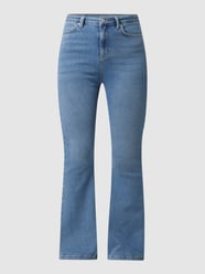 Flared Jeans mit Stretch-Anteil  von Review Blau - 26