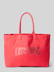 Schoudertas met geborduurd logo van Anine Bing - 6