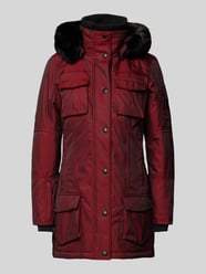 Shaped Fit Funktionsjacke mit Stehkragen Modell 'SCHNEEZAUBER' von Wellensteyn Rot - 3